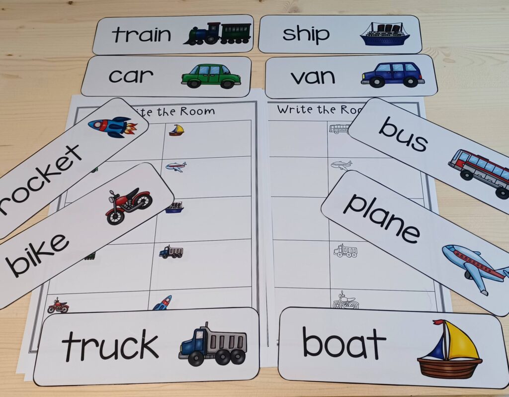 Transportation activities & printables