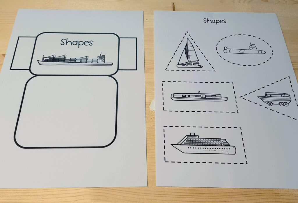 Water Transportation themed activities & printables