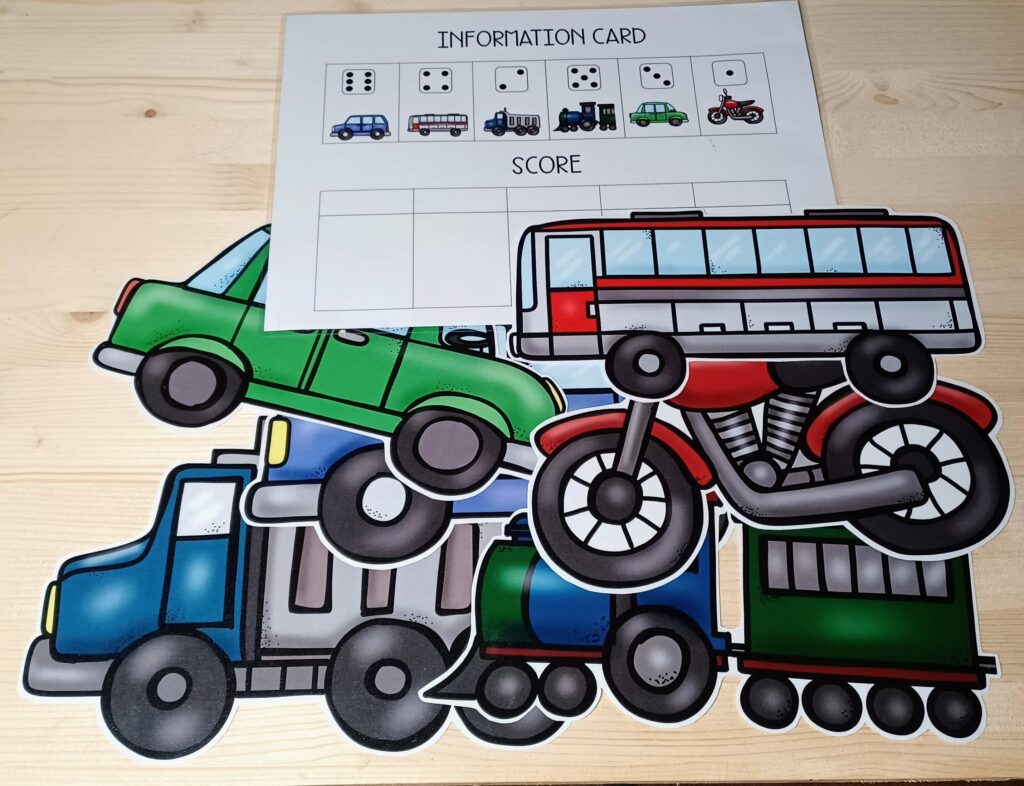 Transportation themed activities & printables