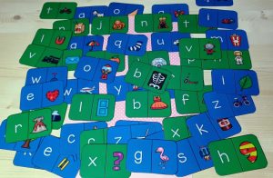 Alphabet Beginning Sounds Dominoes - NBpreKactivities