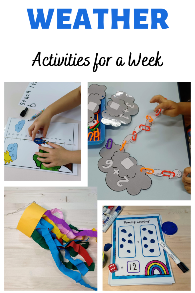 Weather themed activities & printables