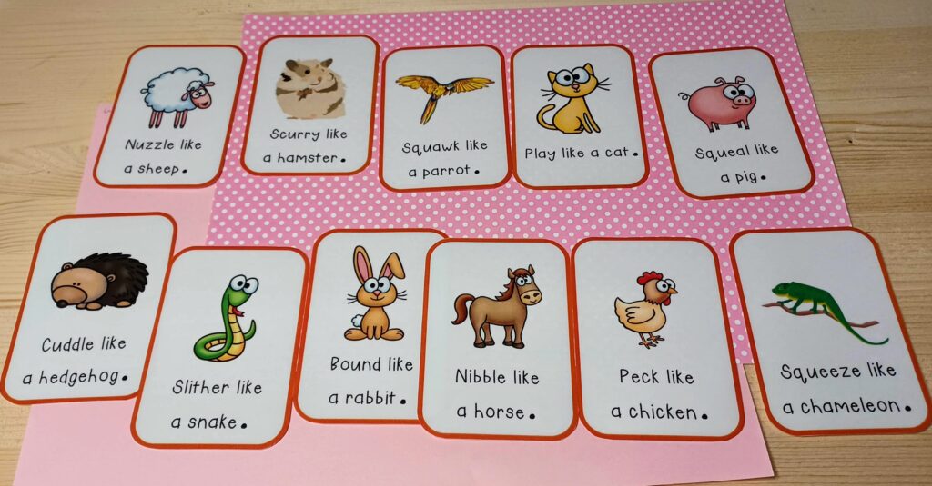 Animals Movement Cards