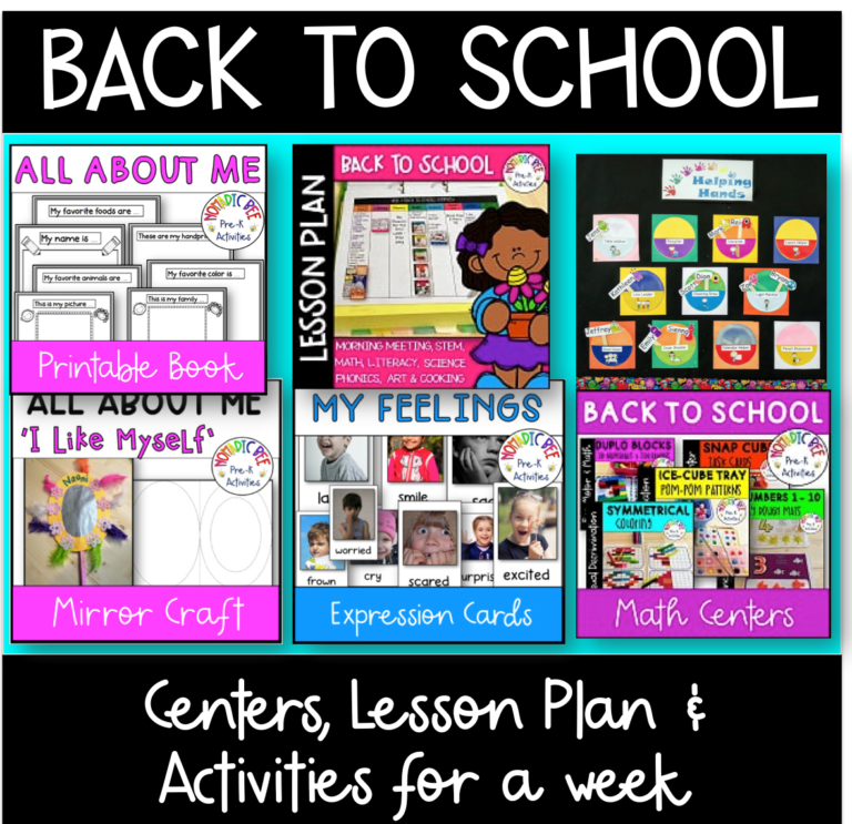 Back to School Activities & printables