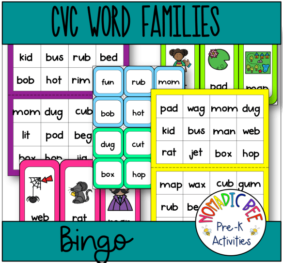 Word Families Activities & Printables