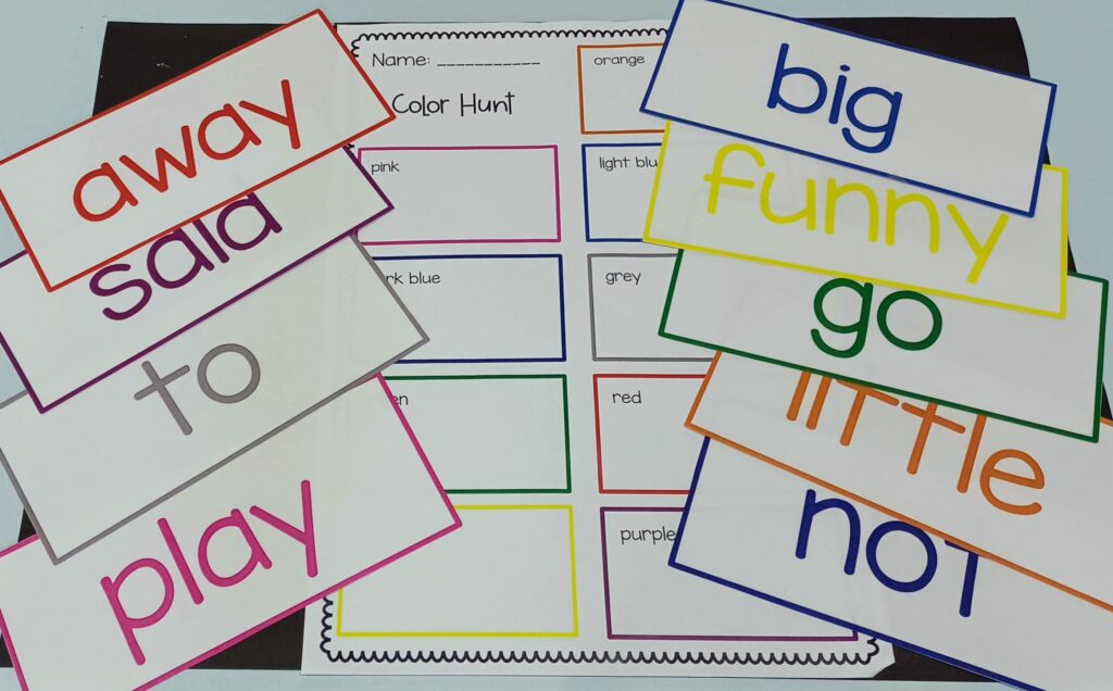 Sight Words Printables & Activities