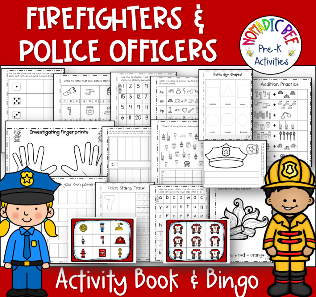 Firefighters Printables & Activities