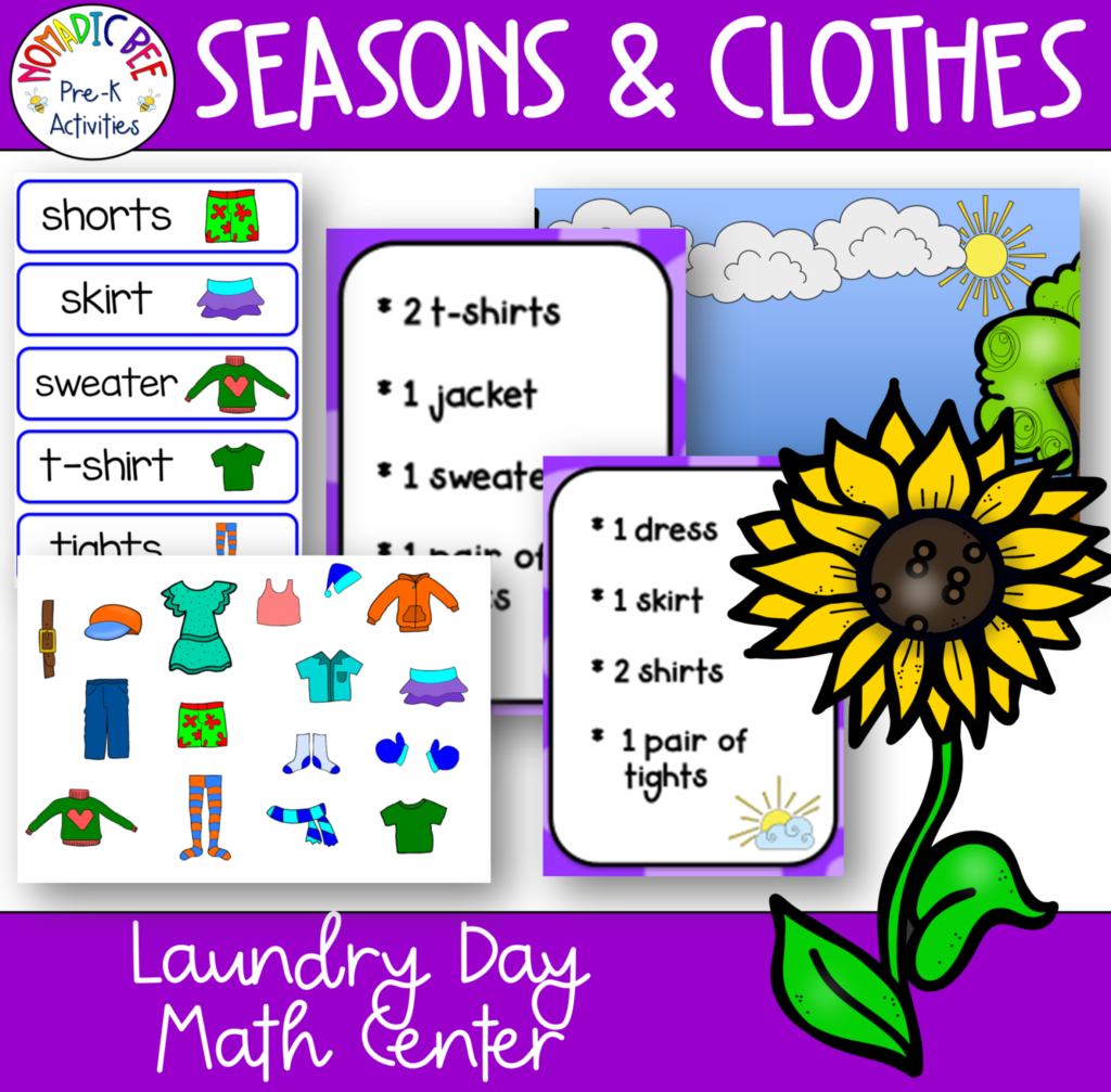 Clothes Themed Activities & Printables