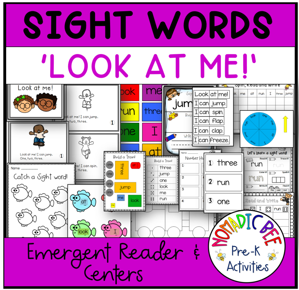 Sight Words Printables & Activities