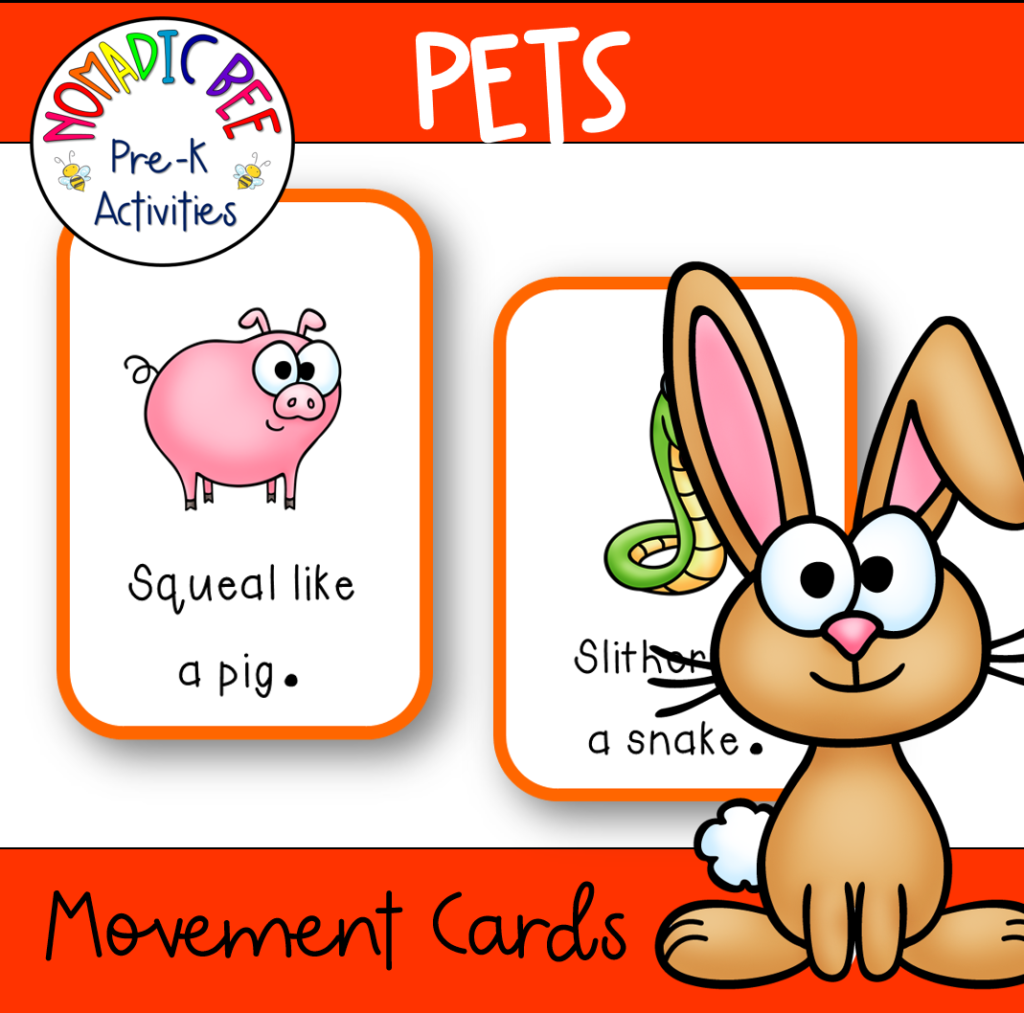 Animals Movement Cards