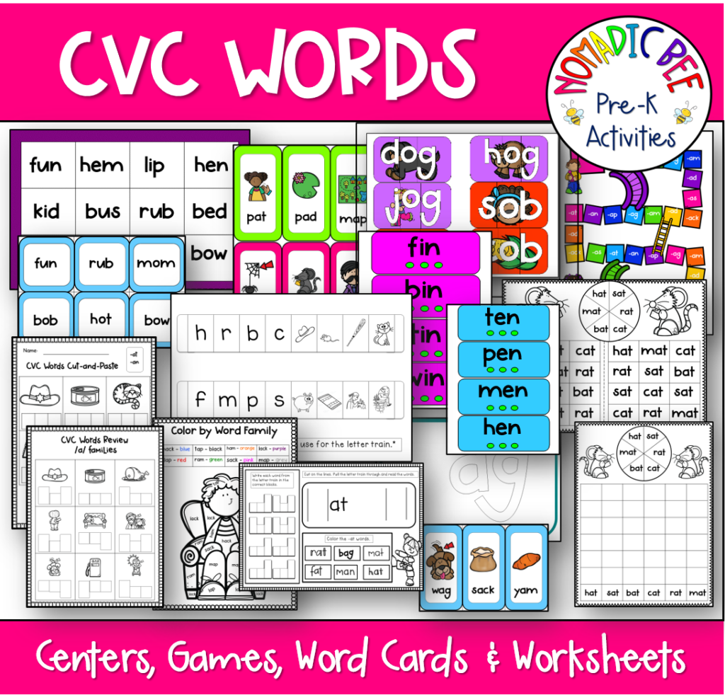 Word Families Activities & Printables