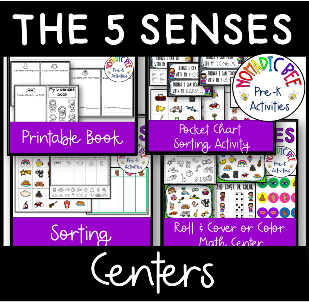 My 5 Senses Printables & Activities