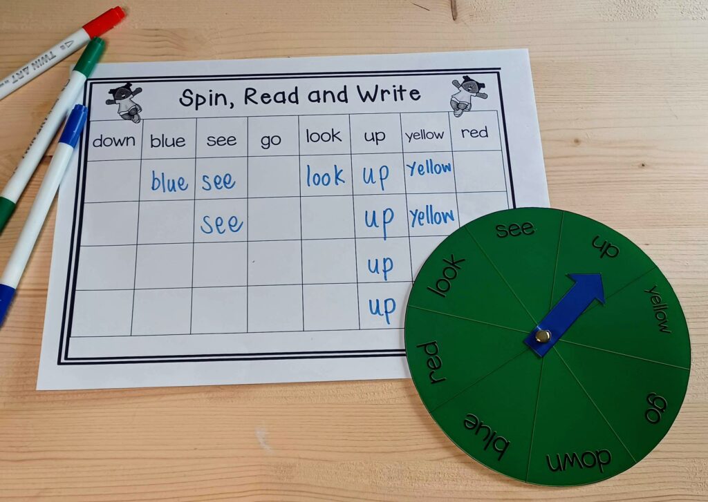 Sight Words Printables & Activities