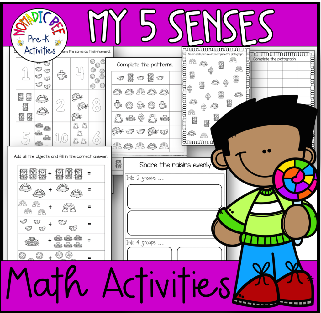 My 5 Senses Printables & Activities