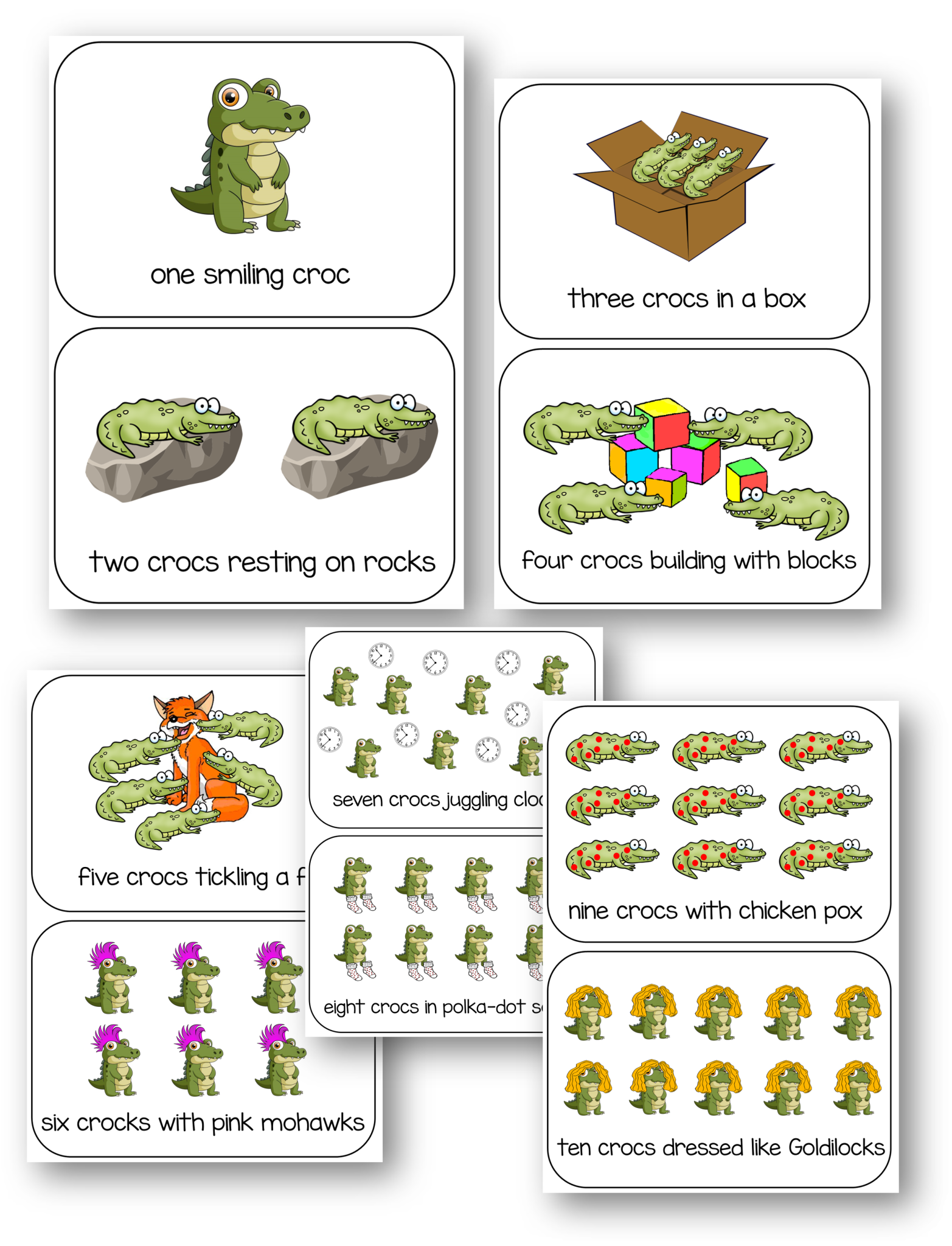 Counting Crocodiles Activities