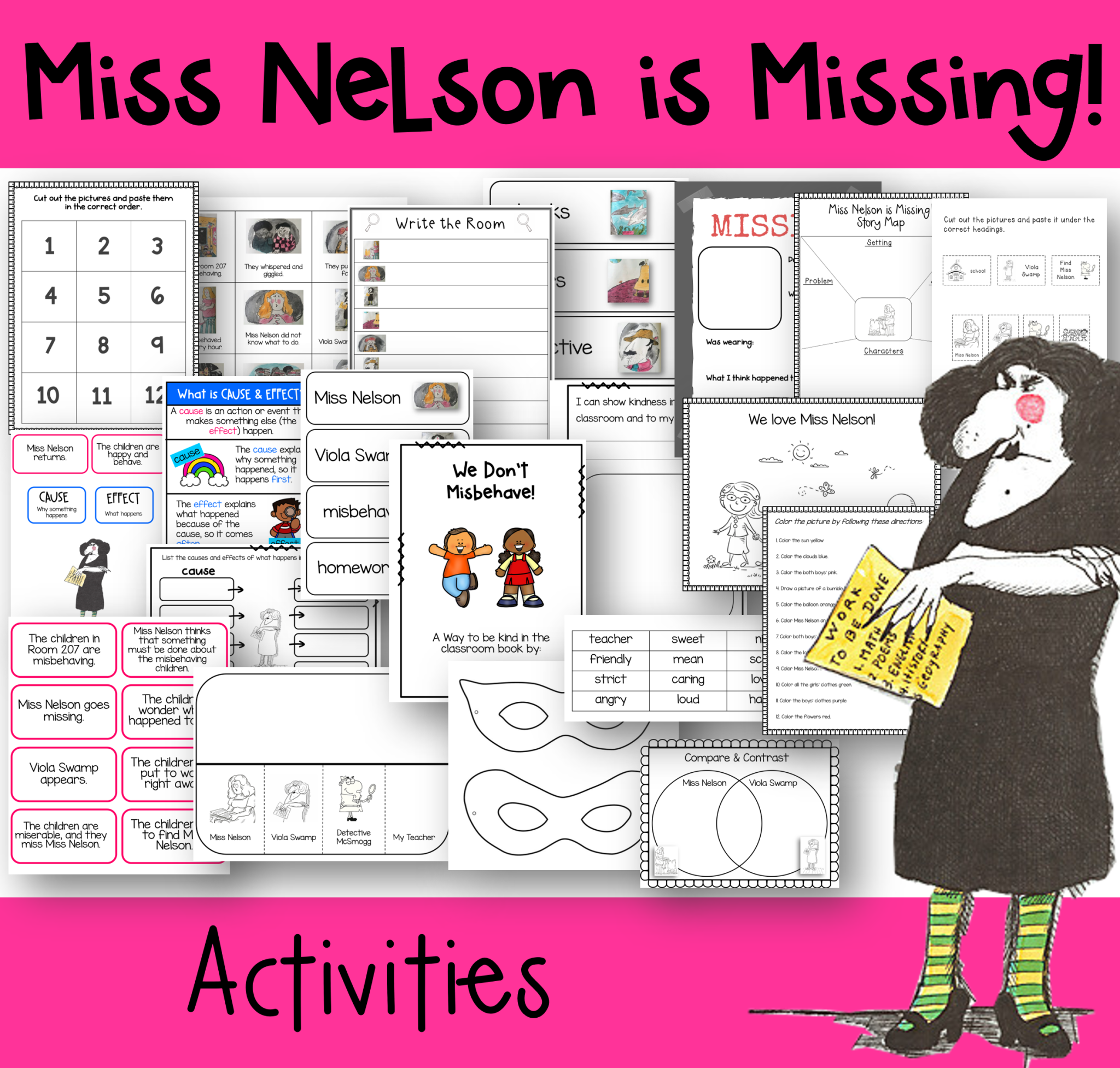 Miss Nelson is Missing Activities