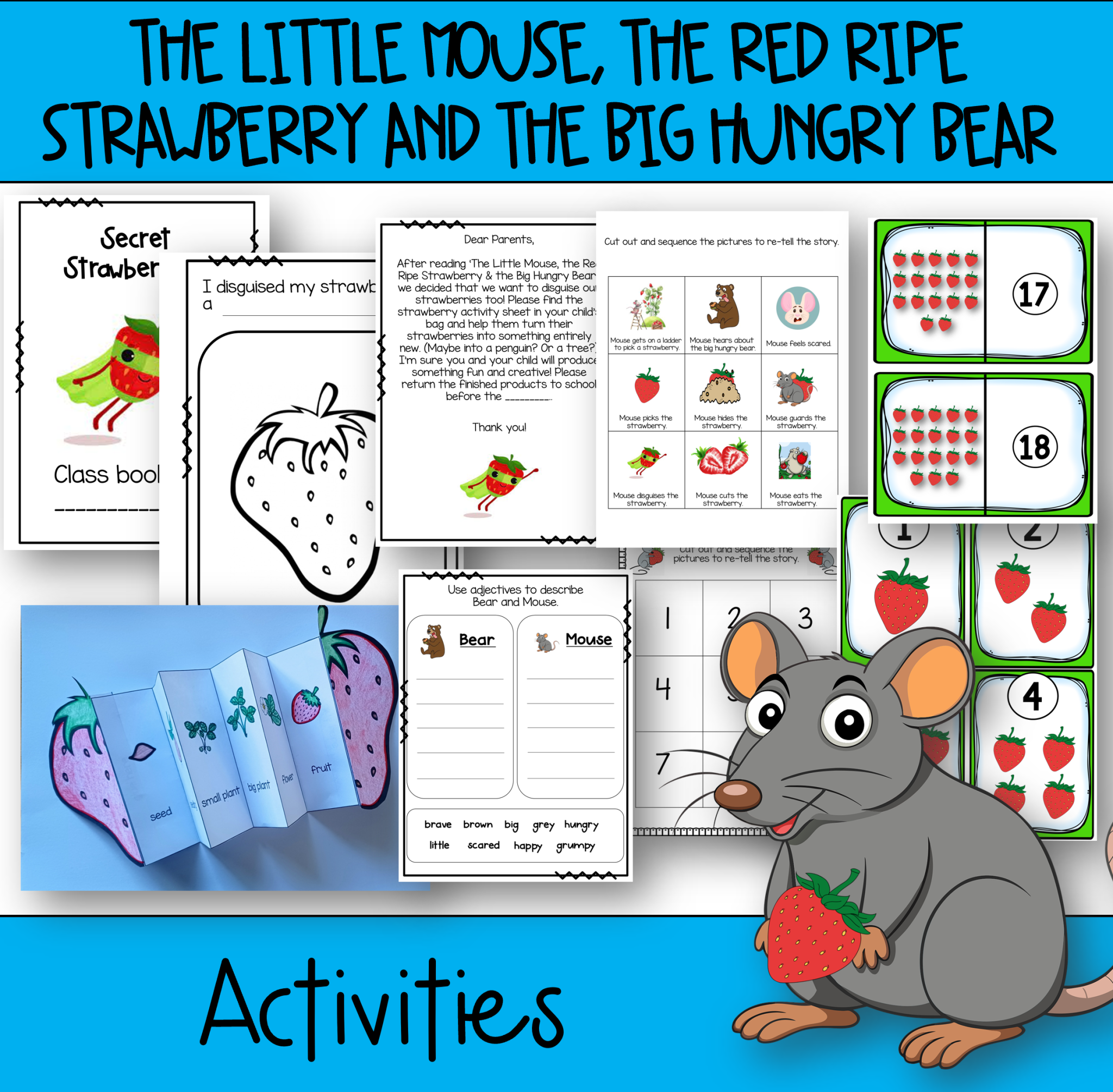 The Little Mouse The Red Ripe Strawberry and The Big Hungry Bear Activities