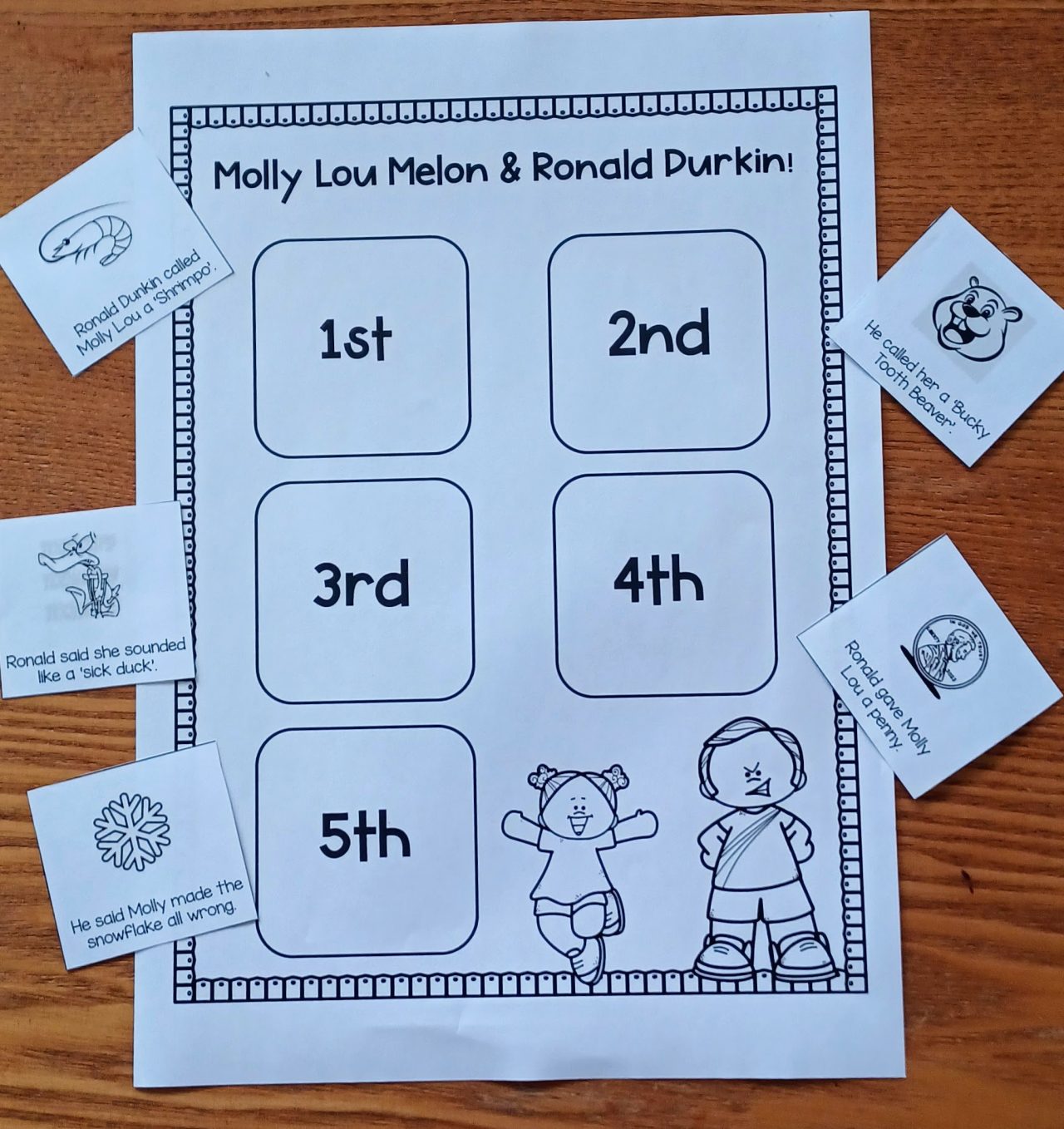 stand Tall Molly Lou Melon Activities - NBpreKactivities