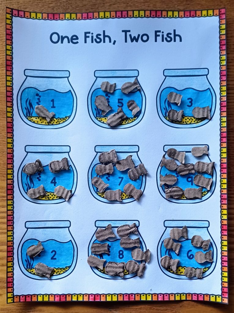 One Fish, Two Fish, Red Fish, Blue Fish Activities