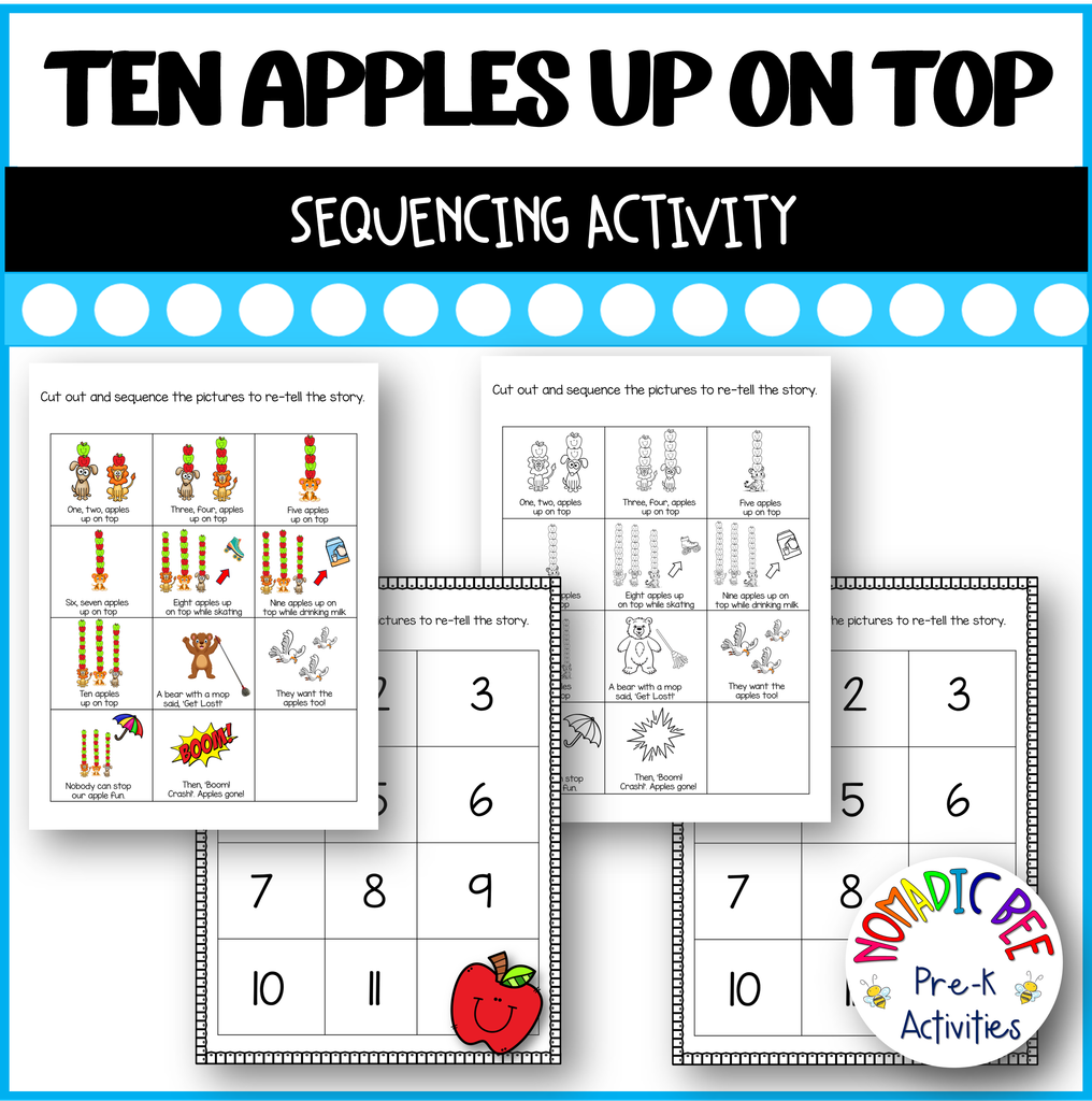 Ten Apples Up on Top Activities