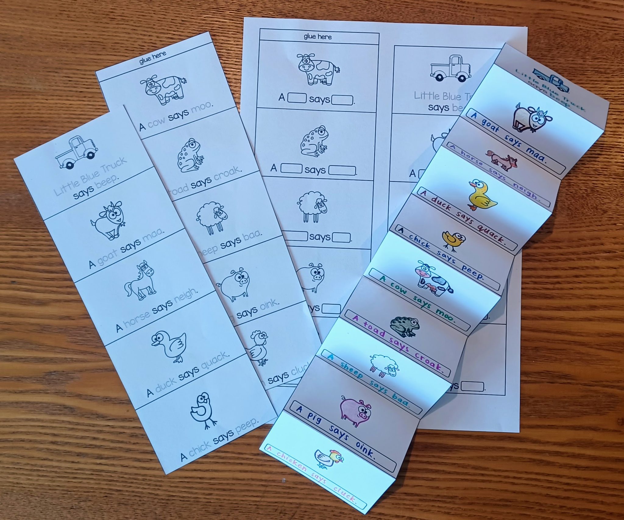 The Little Blue Truck Activities