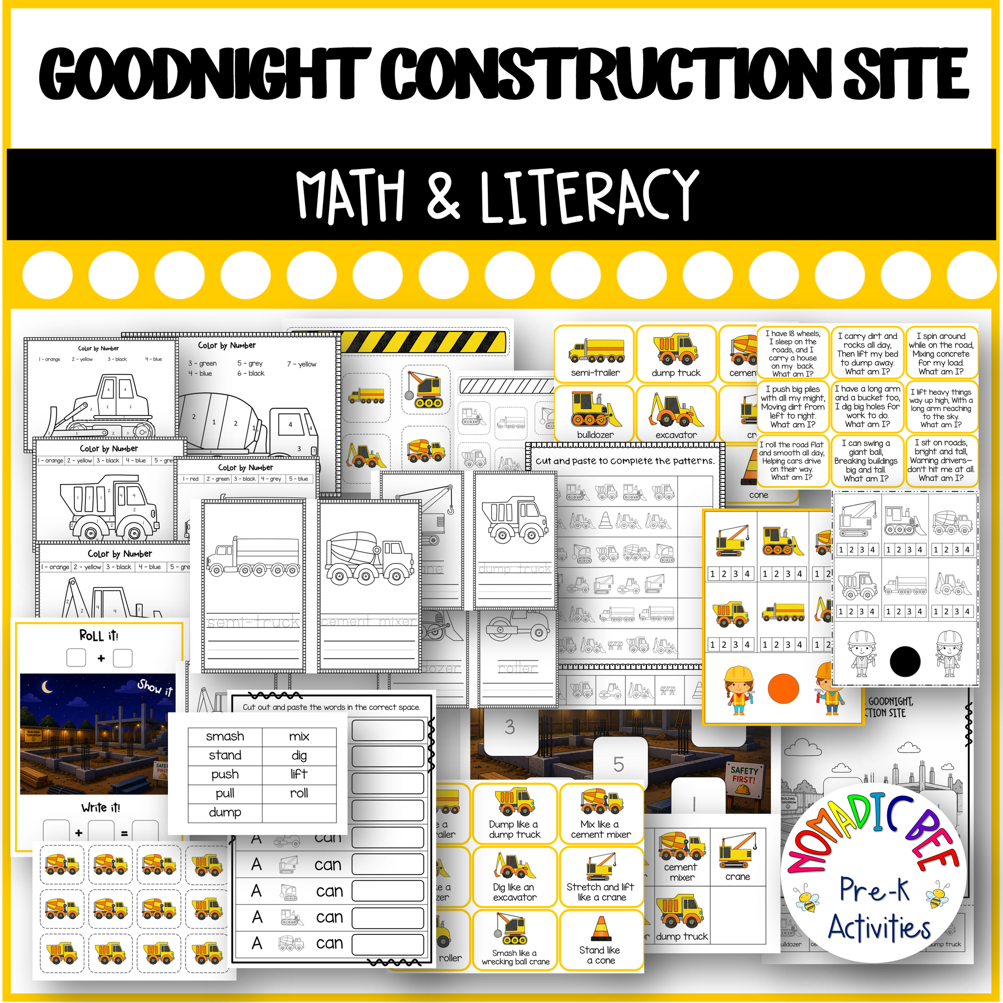 Goodnight, Goodnight Construction Site Activities