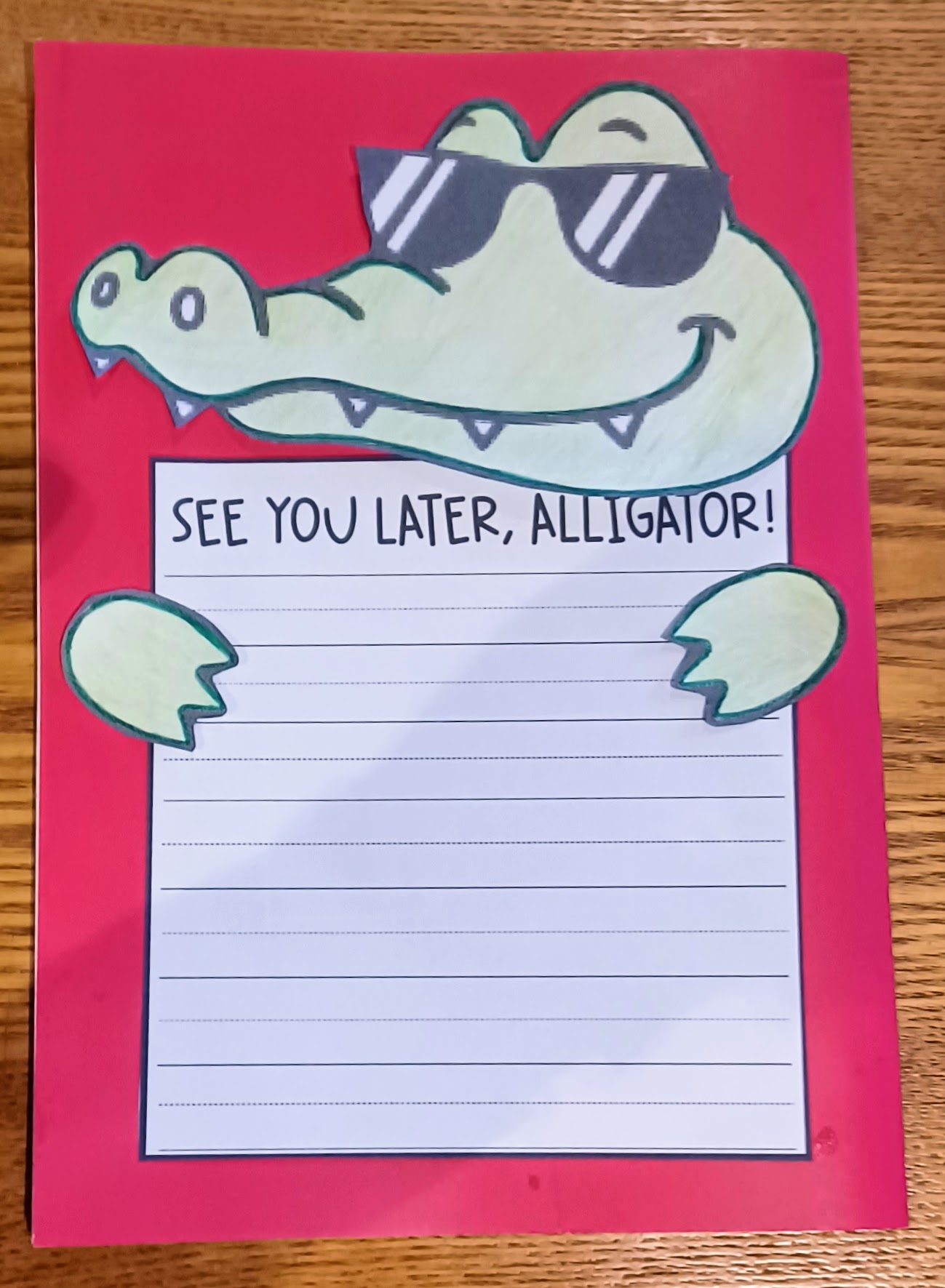 See you later, Alligator! Activities