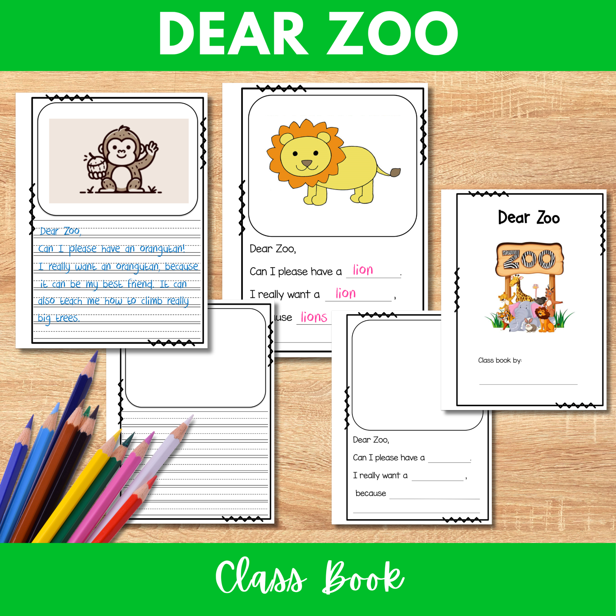 Dear Zoo Activities