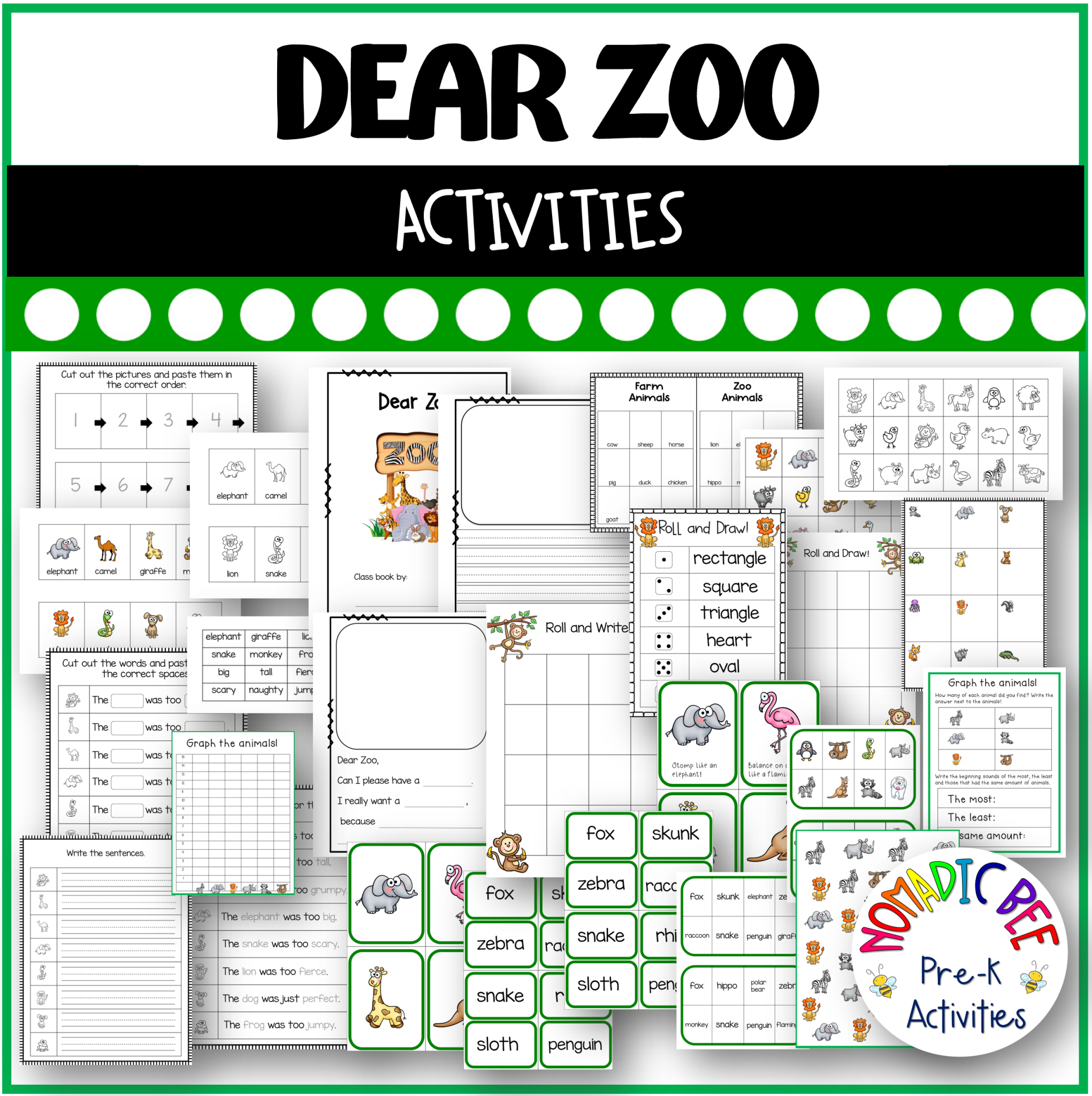 Dear Zoo Activities