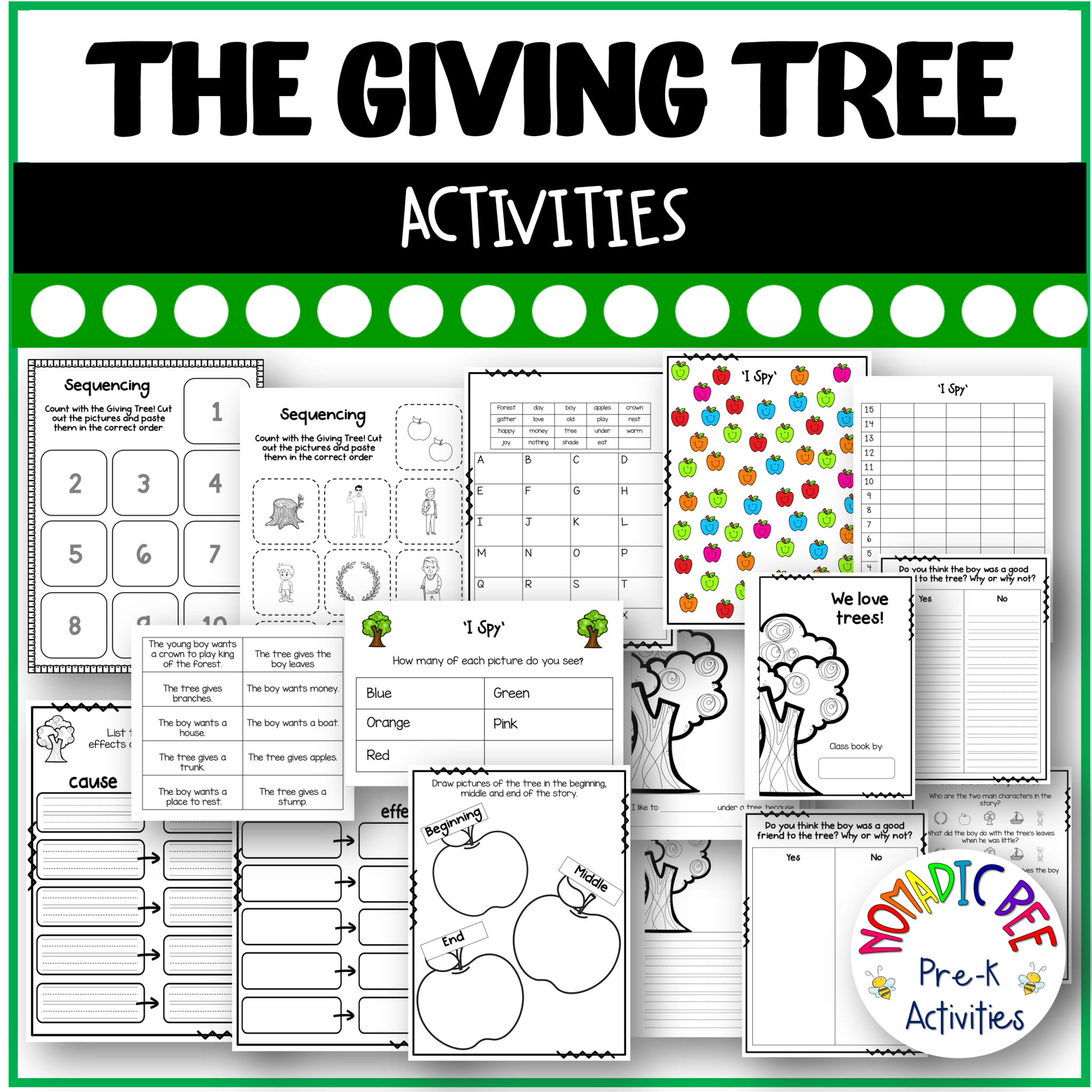 The Giving Tree Activities