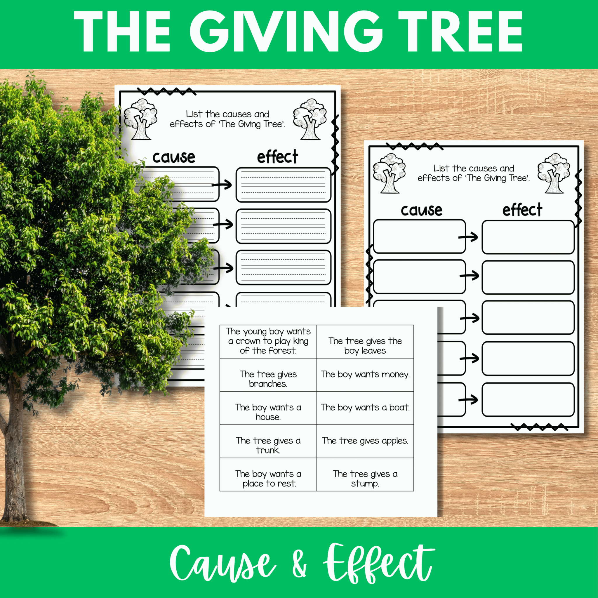The Giving Tree Activities