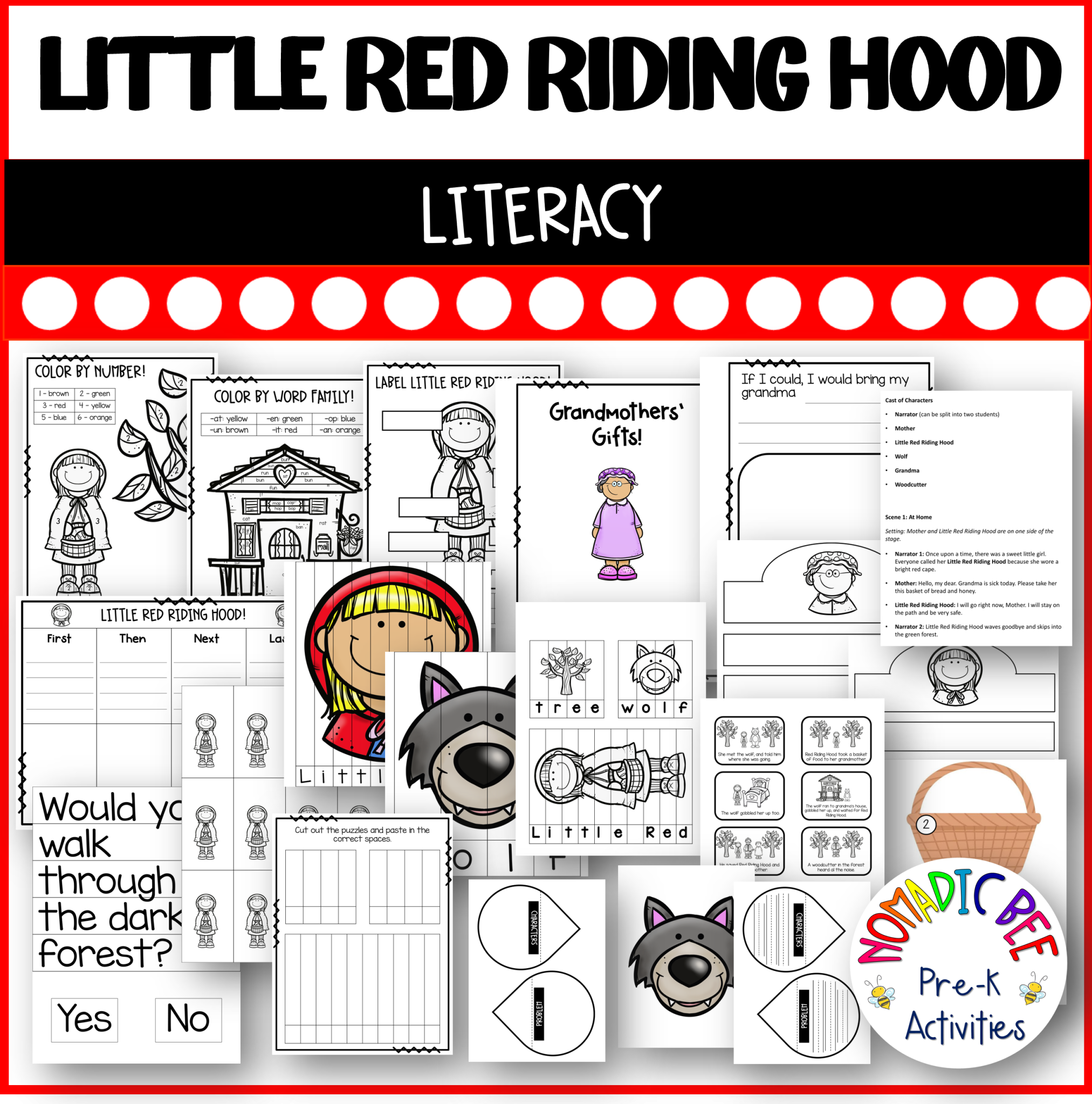 Little Red Riding Hood Activities